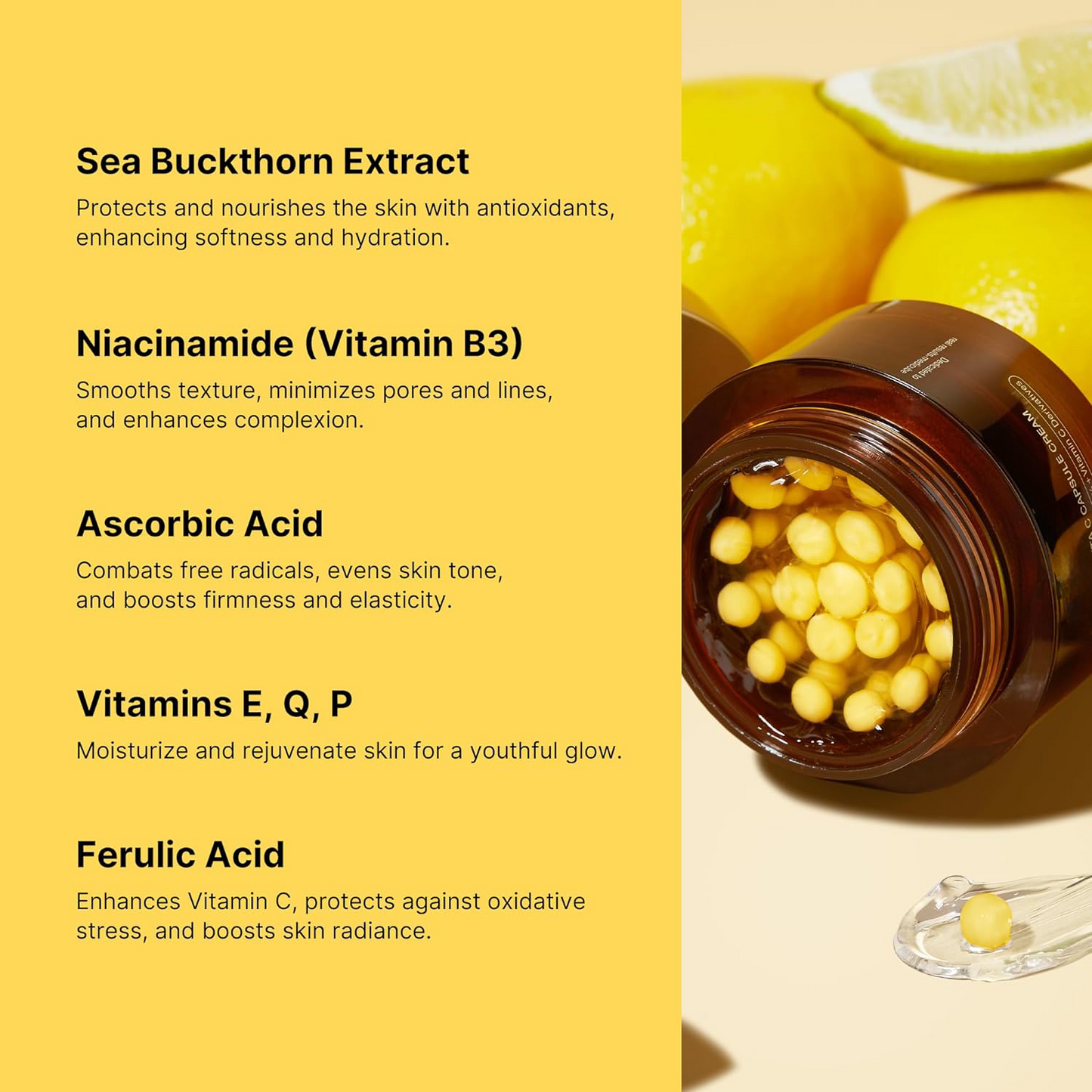 Deep Vita C Capsule Cream|Golden Boba Cream