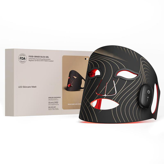 GLOW Kabellose LED-Gesichtsmaske, tragbar und wiederaufladbar